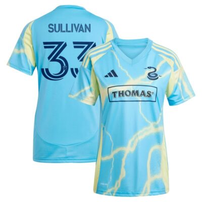 Quinn Sullivan Philadelphia Union Women's 2025 The Voltage Kit Replica Player Jersey - Blue