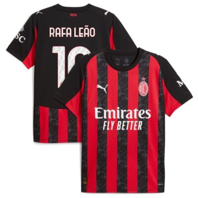Rafael Leao AC Milan 2025/26 Home Replica Player Jersey - Red