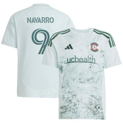 Rafael Navarro Colorado Rapids Youth 2025 Headwaters Replica Player Jersey - Green