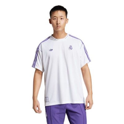 Real Madrid Originals Terrace Icons Collection Fashion Jersey - White