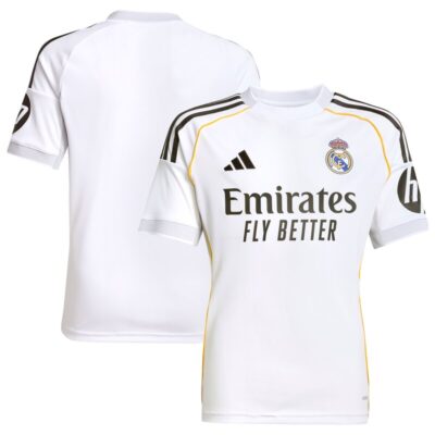 Real Madrid Youth 2025/26 Home Replica Jersey - White