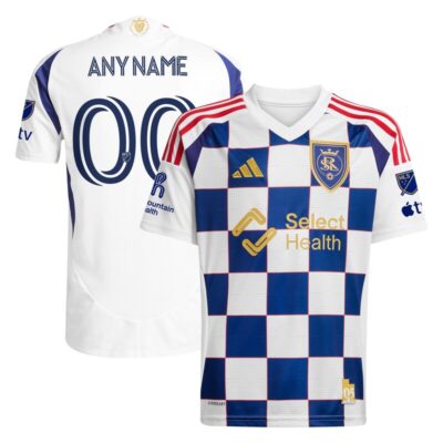 Real Salt Lake 2025 Grid City Custom Jersey - White