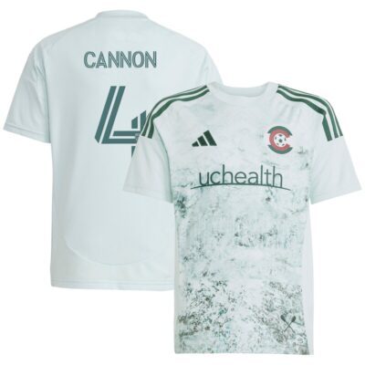 Reggie Cannon Colorado Rapids Youth 2025 Headwaters Replica Player Jersey - Green