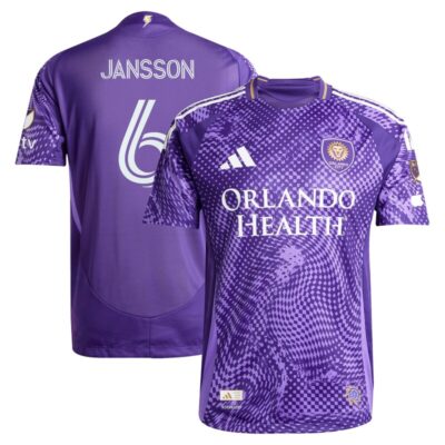 Robin Jansson Orlando City SC 2025 Perfect Storm Player Jersey - Purple