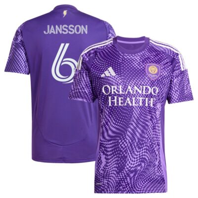 Robin Jansson Orlando City SC 2025 Perfect Storm Replica Player Jersey - Purple