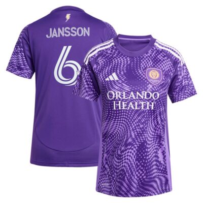Robin Jansson Orlando City SC Women's 2025 Perfect Storm Replica Player Jersey - Purple