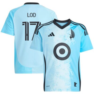 Robin Lod Minnesota United FC Youth 2025 CONVERGENCE Replica Player Jersey - Blue