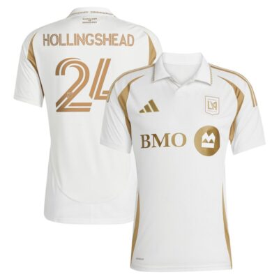 Ryan Hollingshead LAFC 2025 Secondary Replica Player Jersey - White