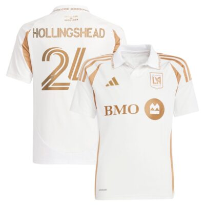 Ryan Hollingshead LAFC Youth 2025 Secondary Replica Player Jersey - White