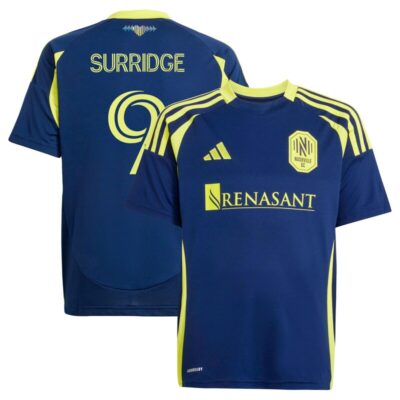 Sam Surridge Nashville SC Youth 2025 The Heart of Nashville Kit Replica Player Jersey - Navy