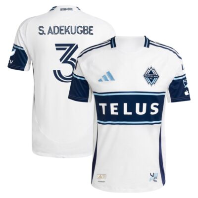 Samuel Adekugbe Vancouver Whitecaps FC 2025 The Peak Player Jersey - White