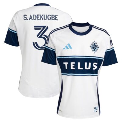 Samuel Adekugbe Vancouver Whitecaps FC 2025 The Peak Replica Player Jersey - White