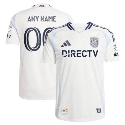 San Diego FC 2025 Woven Into One Custom Jersey - White