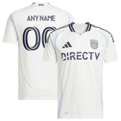 San Diego FC 2025 Woven Into One Replica Custom Jersey - White
