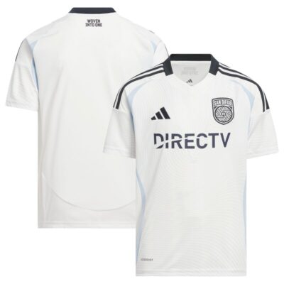 San Diego FC Youth 2025 Woven Into One Replica Jersey - White