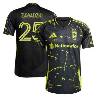 Sean Zawadzki Columbus Crew 2025 The Goosebumps Kit Player Jersey - Black