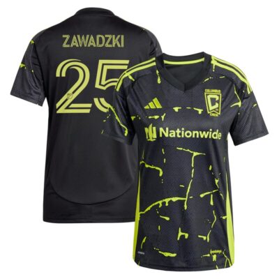 Sean Zawadzki Columbus Crew Women's 2025 The Goosebumps Kit Replica Player Jersey - Black