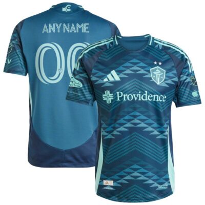 Seattle Sounders FC 2025 The Salish Sea Kit Custom Jersey - Blue