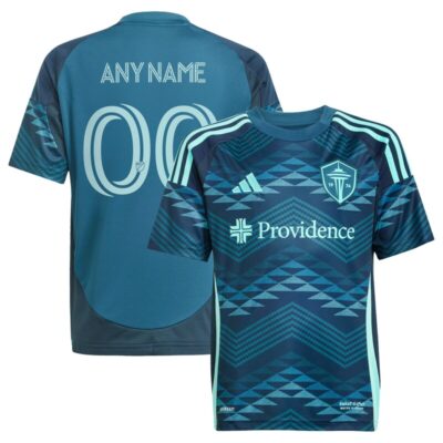 Seattle Sounders FC Youth 2025 The Salish Sea Kit Replica Custom Jersey - Blue
