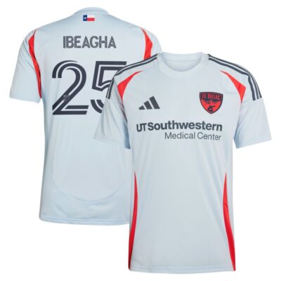 Sebastien Ibeagha FC Dallas 2025 The Inferno Kit Replica Player Jersey - Light Blue