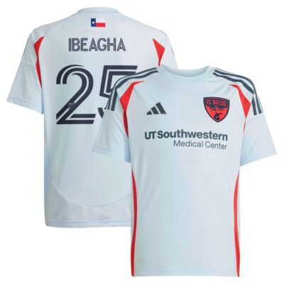 Sebastien Ibeagha FC Dallas Youth 2025 The Inferno Kit Replica Player Jersey - Light Blue