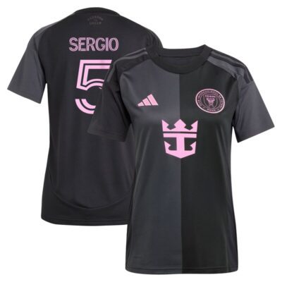 Sergio Busquets Inter Miami CF Women's 2025 The Fortitude Kit Replica Player Jersey - Black