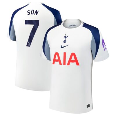 Son Heung-Min Tottenham Hotspur 2025/26 Home Replica Jersey - White