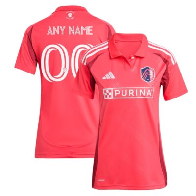 St. Louis City SC Women's 2025 Forever CITY Red Replica Custom Jersey - Red