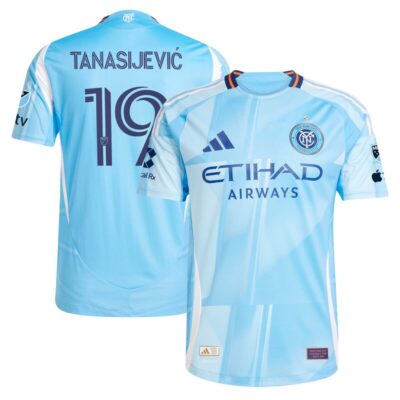 Strahinja Tanasijevic New York City FC 2025 The Excelsior Kit Player Jersey - Light Blue