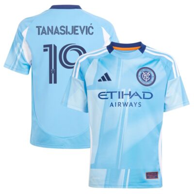 Strahinja Tanasijevic New York City FC Youth 2025 The Excelsior Kit Replica Player Jersey - Light Blue