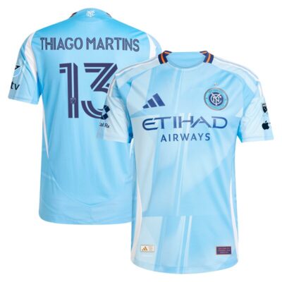 Thiago Martins New York City FC 2025 The Excelsior Kit Player Jersey - Light Blue