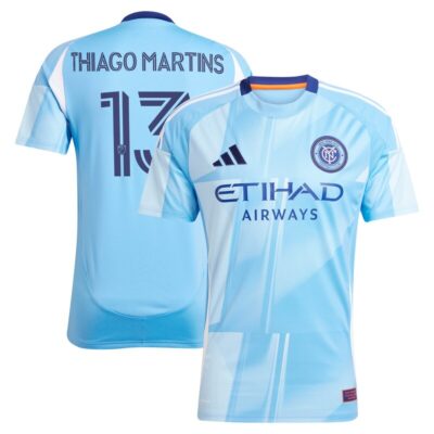 Thiago Martins New York City FC 2025 The Excelsior Kit Replica Player Jersey - Light Blue