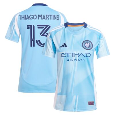 Thiago Martins New York City FC Women's 2025 The Excelsior Kit Replica Player Jersey - Light Blue