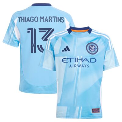 Thiago Martins New York City FC Youth 2025 The Excelsior Kit Replica Player Jersey - Light Blue
