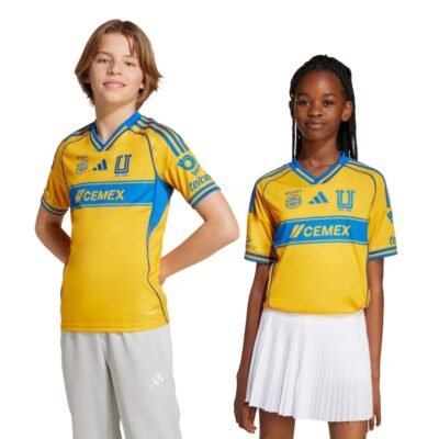 Tigres UANL Youth 2025/26 Home Replica Jersey - Gold