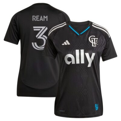 Tim Ream Charlotte FC Women's 2025 Fortress Kit Replica Player Jersey - Black