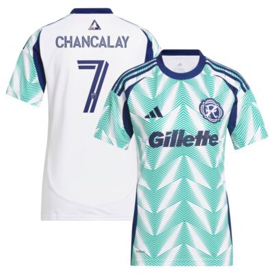 Tomas Chancalay New England Revolution Women's 2025 Eastern White Pine x Flag of New England Replica Player Jersey - White