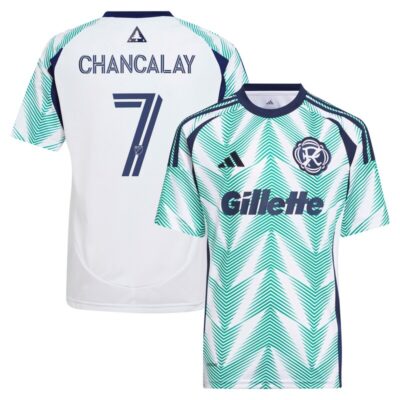 Tomas Chancalay New England Revolution Youth 2025 Eastern White Pine x Flag of New England Replica Player Jersey - White