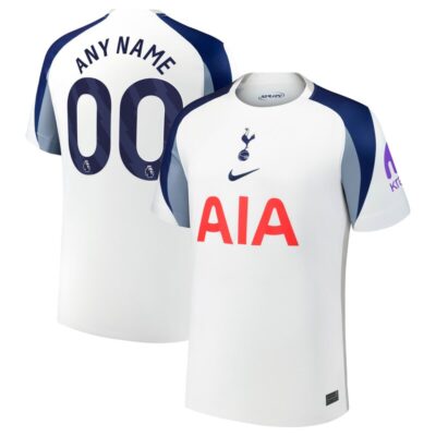 Tottenham Hotspur 2025/26 Home Replica Custom Jersey - White