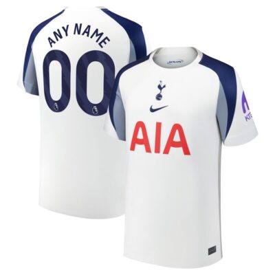 Tottenham Hotspur Youth 2025/26 Home Replica Custom Jersey - White