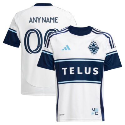 Vancouver Whitecaps FC Youth 2025 The Peak Replica Custom Jersey - White