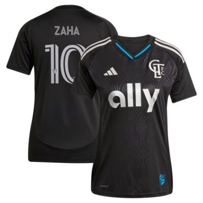 Wilfried Zaha Charlotte FC Women's 2025 Fortress Kit Replica Player Jersey - Black