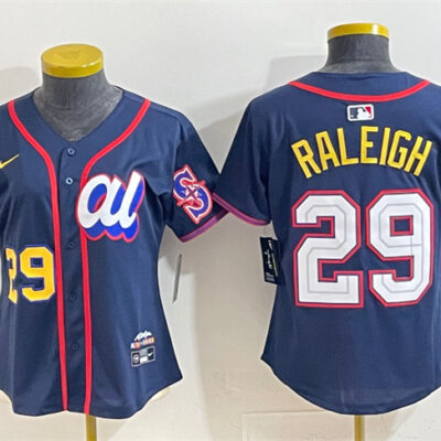 American League #29 Tarik Skubal Navy 2025 All-Star Edition Limited Stitched Baseball Jersey(Run Small)