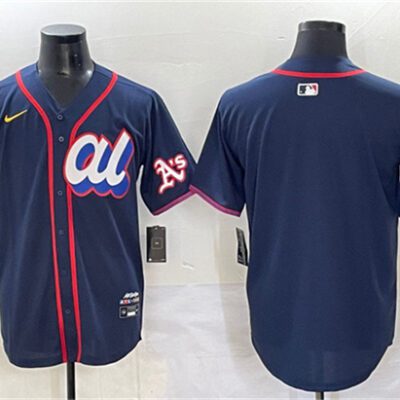 American League Oakland Athletics Blank Navy 2025 All-Star Edition Limited Stitched Baseball Jersey