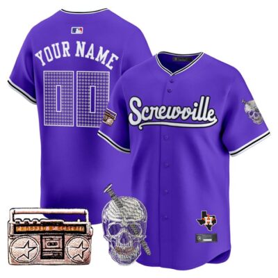 Astros DJ Screw 2025 Vapor Premier Limited Custom Jersey Stitched Custom