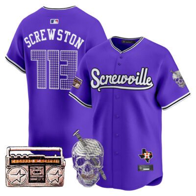 Astros DJ Screw 2025 Vapor Premier Limited Jersey Stitched Screwston 713