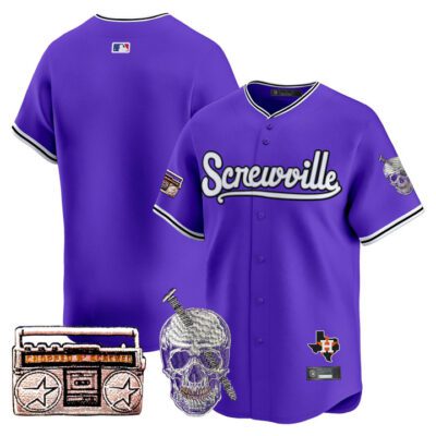 Astros DJ Screw 2025 Vapor Premier Limited Jersey Stitched Team
