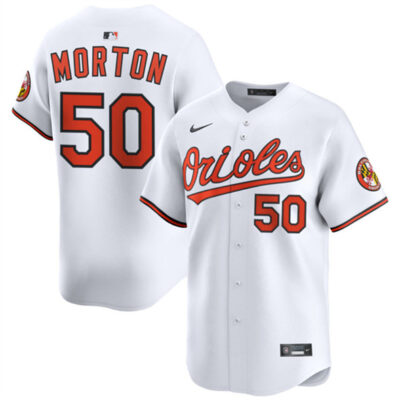 Baltimore Orioles #50 Charlie Morton White 2025 Home Limited Stitched Baseball Jersey