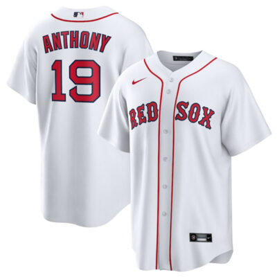 Boston Red Sox #19 Roman Anthony White Cool Base Stitched Baseball Jersey