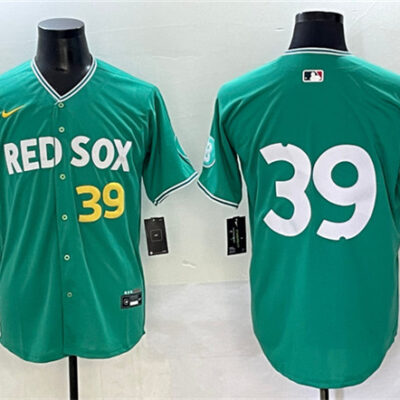 Boston Red Sox #39 Marcelo Mayer Green 2025 City Connect Limited Stitched Baseball Jersey